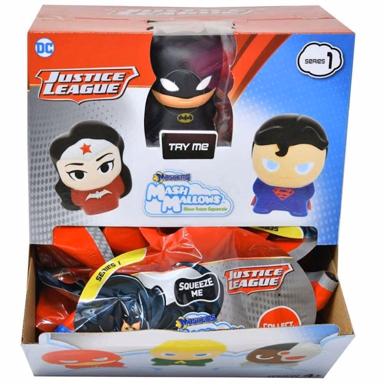Mash'ems Marshmallow Justice League Characters - Assorted
