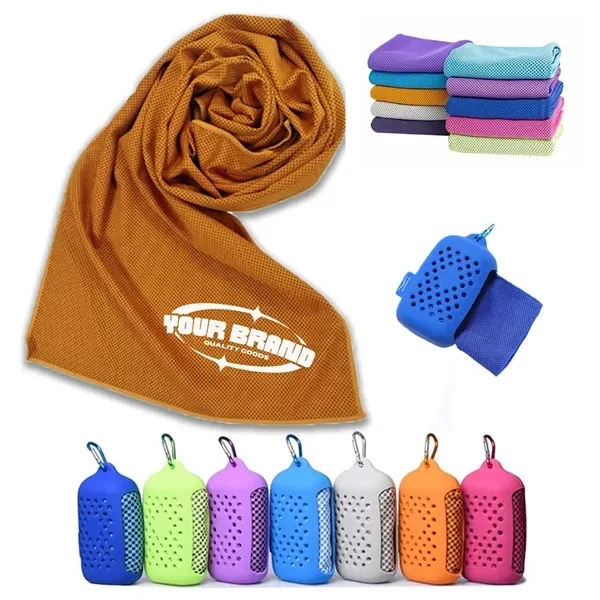 Quick-drying Cooling Microfiber Customizable Sports Towel 1