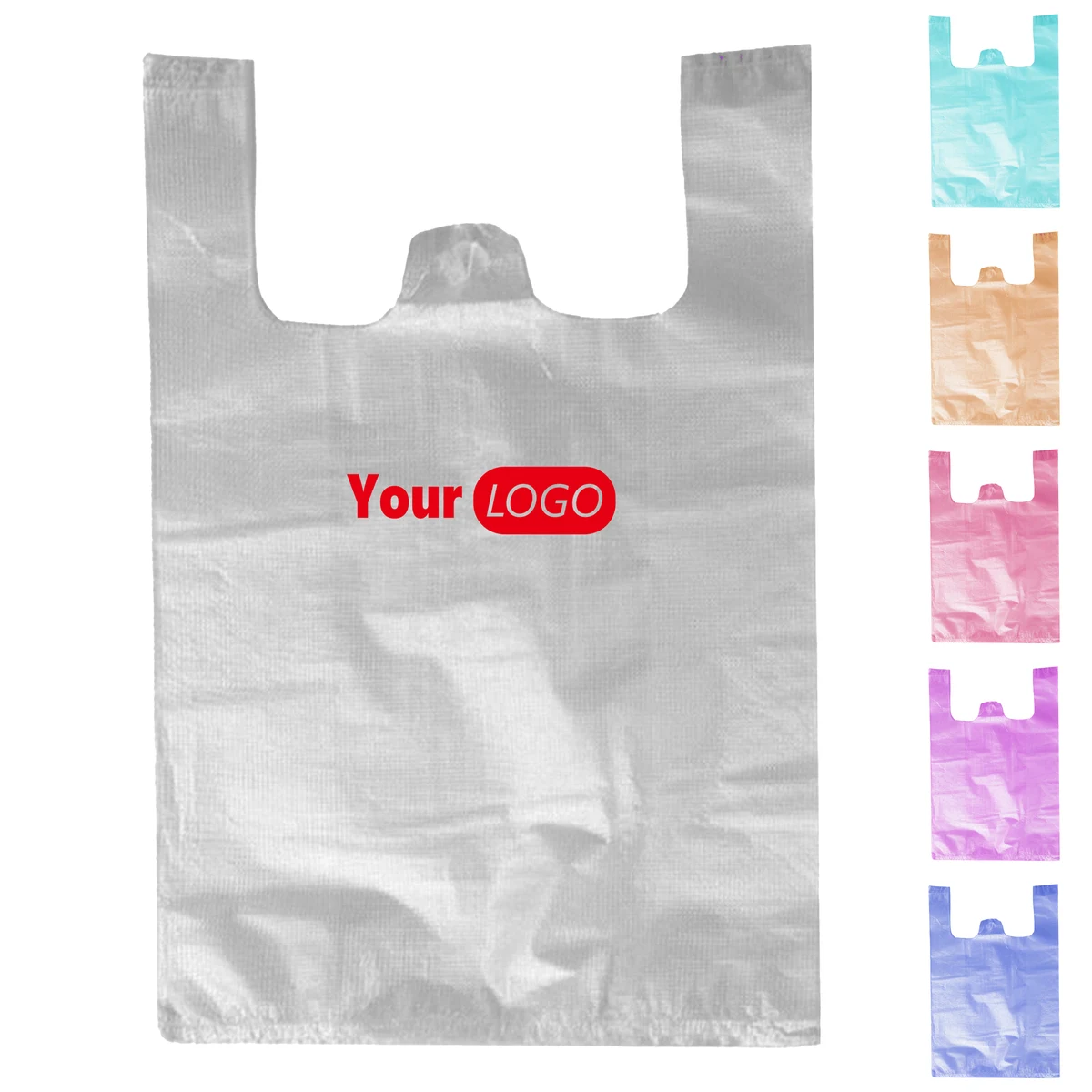 Plastic Reusable T-Shirt Bag 1