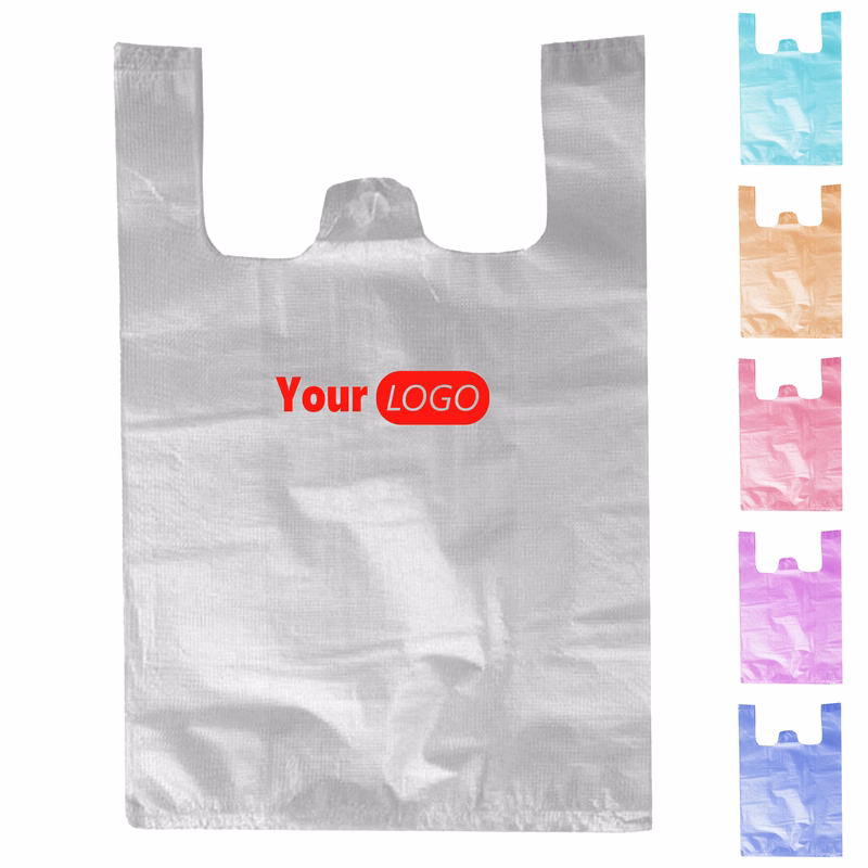 Plastic Reusable T-Shirt Bag