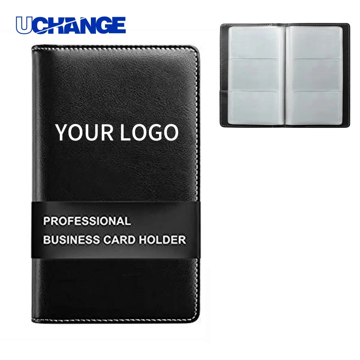 Leather Business Card Holder Case for Office Use 1