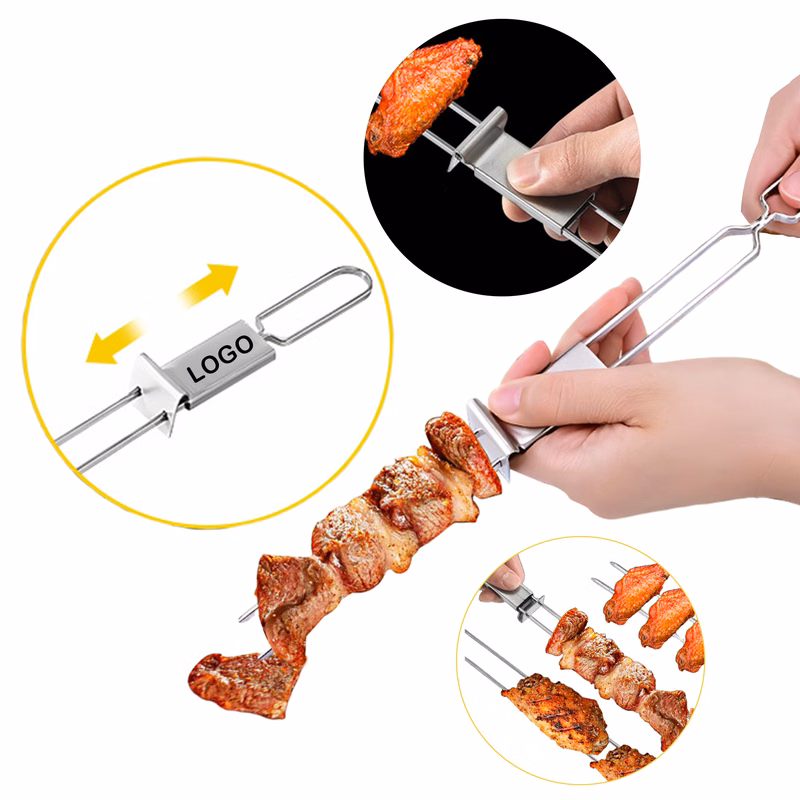 Reusable BBQ Grilling Skewers