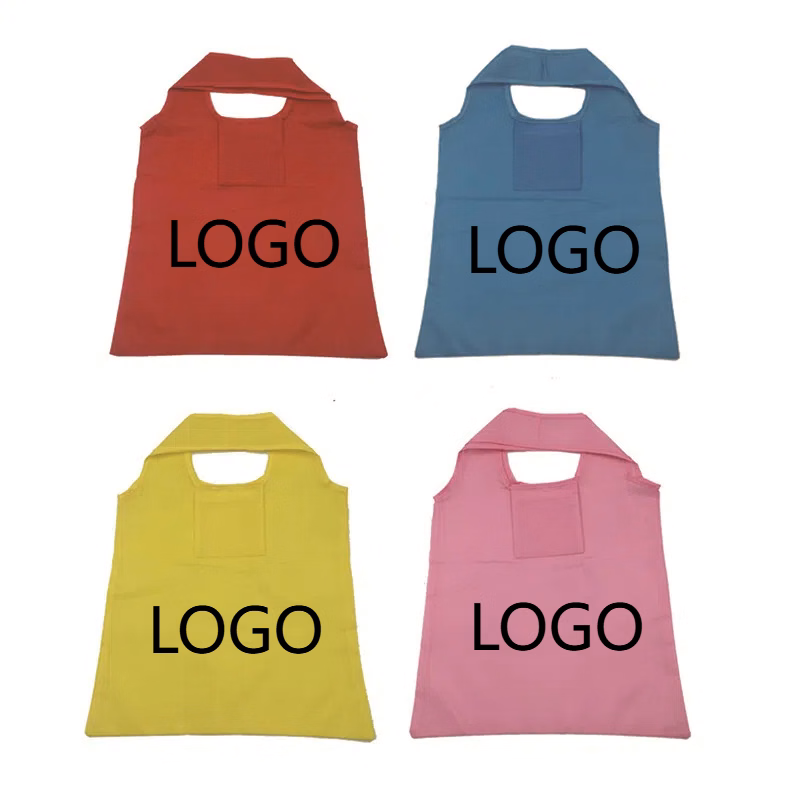 Supermarket Polyester Foldable Shopping Laptop Bag Men'S Foldable Shopping Bag Canvas Tote Bag