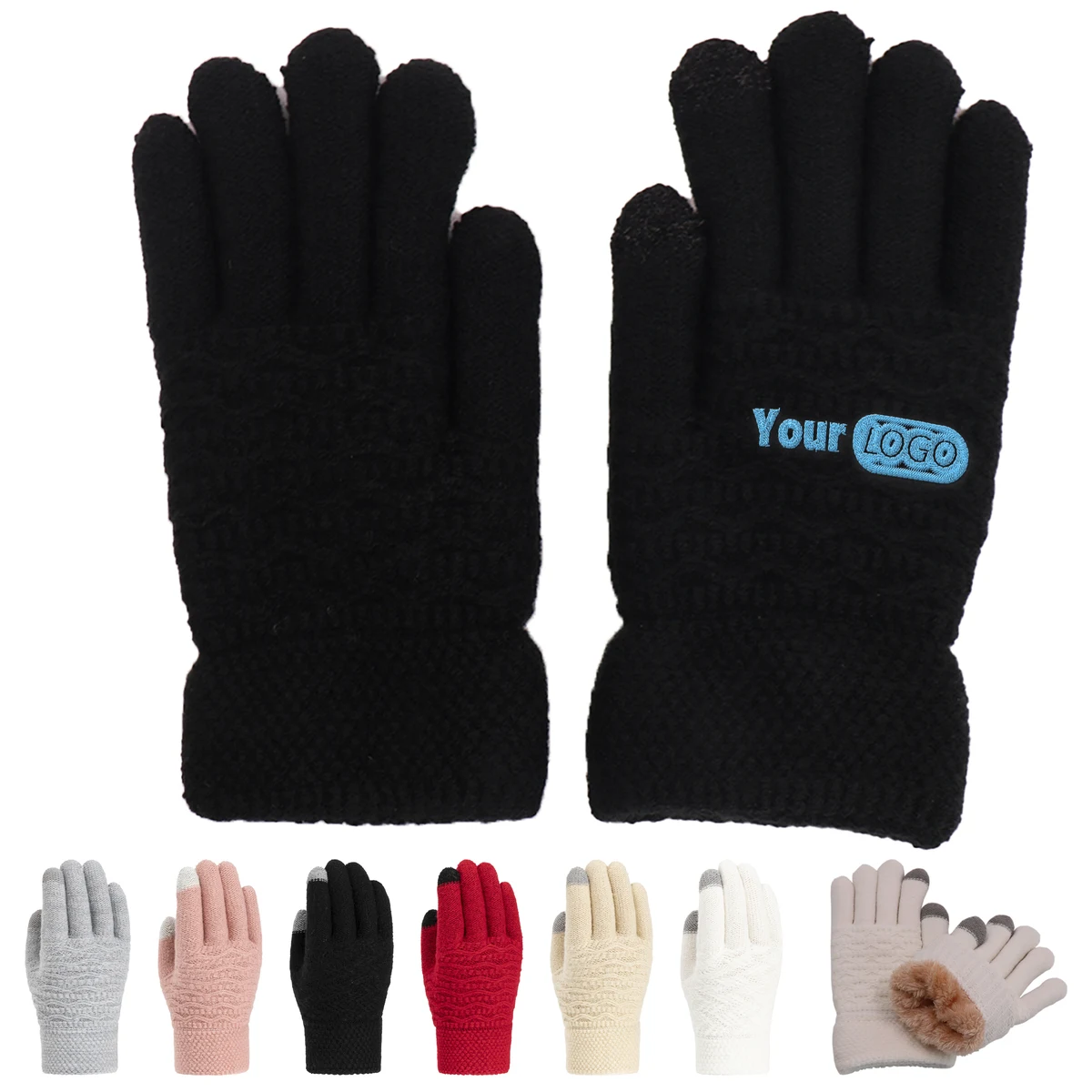Acrylic Thick Touchscreen Gloves 1