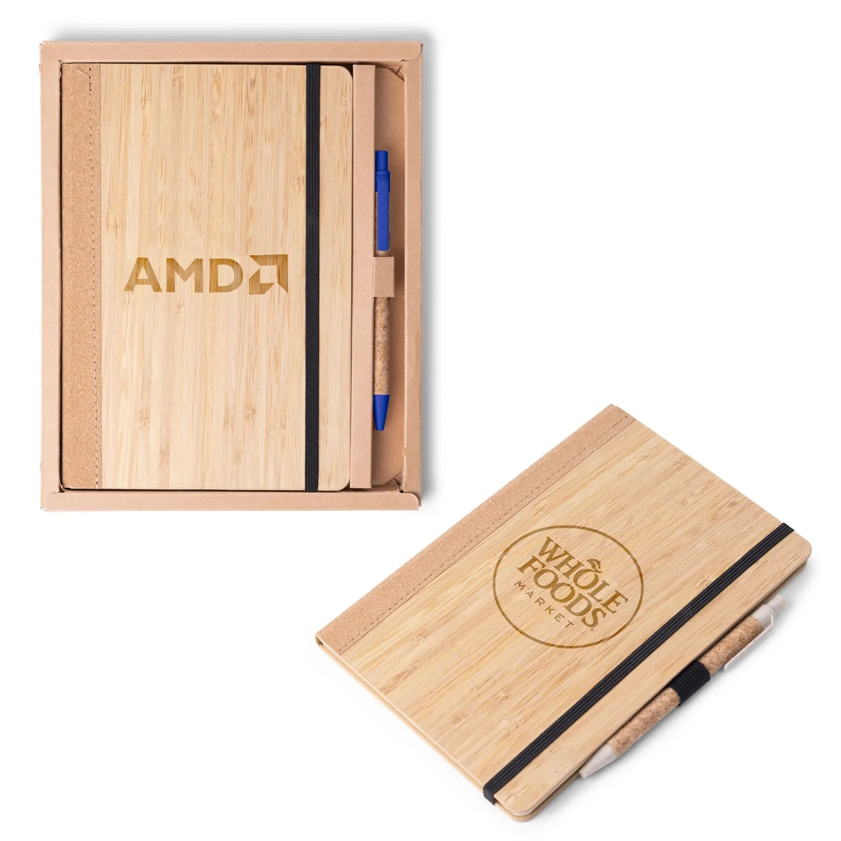 Bamboo & Cork Journal Set 1