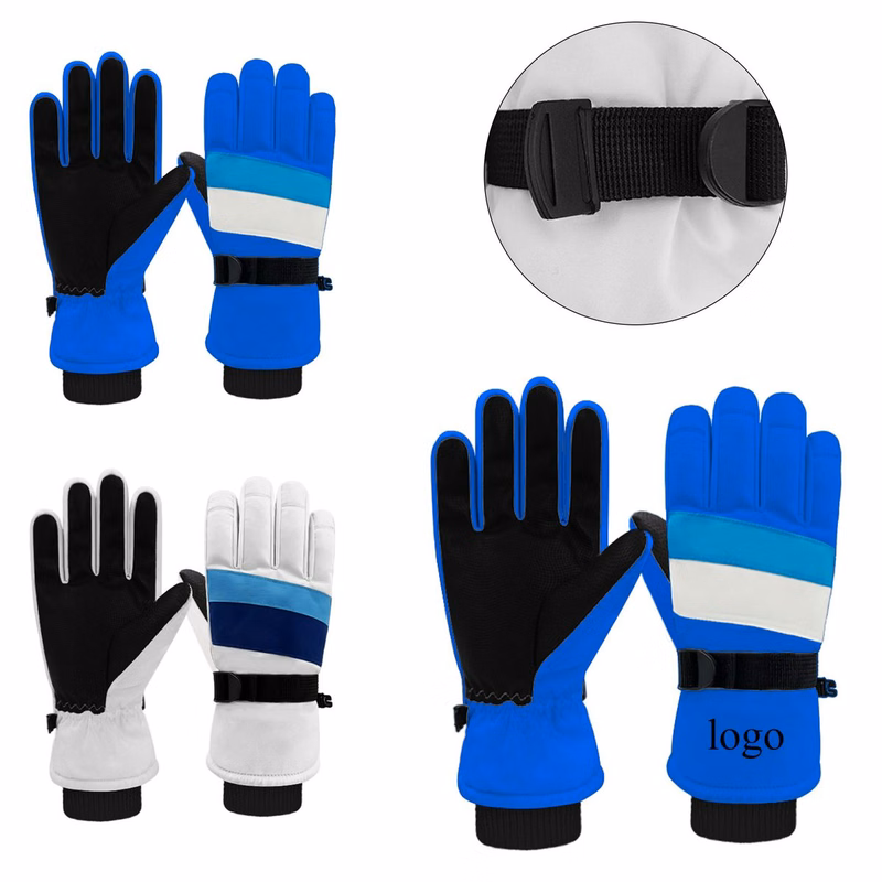 Adjustable Strap Winter Ski Gloves