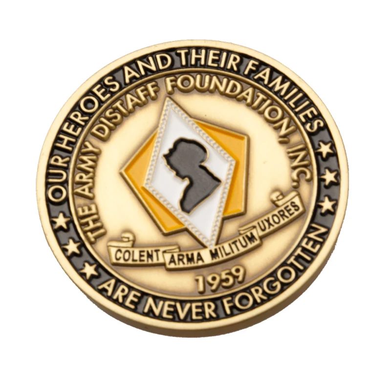 1.75" Zinc 4 Colors 1 Side Challenge Coins 1