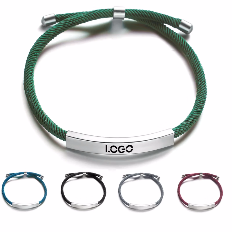 MOQ50 Adjustable Woven Bracelet