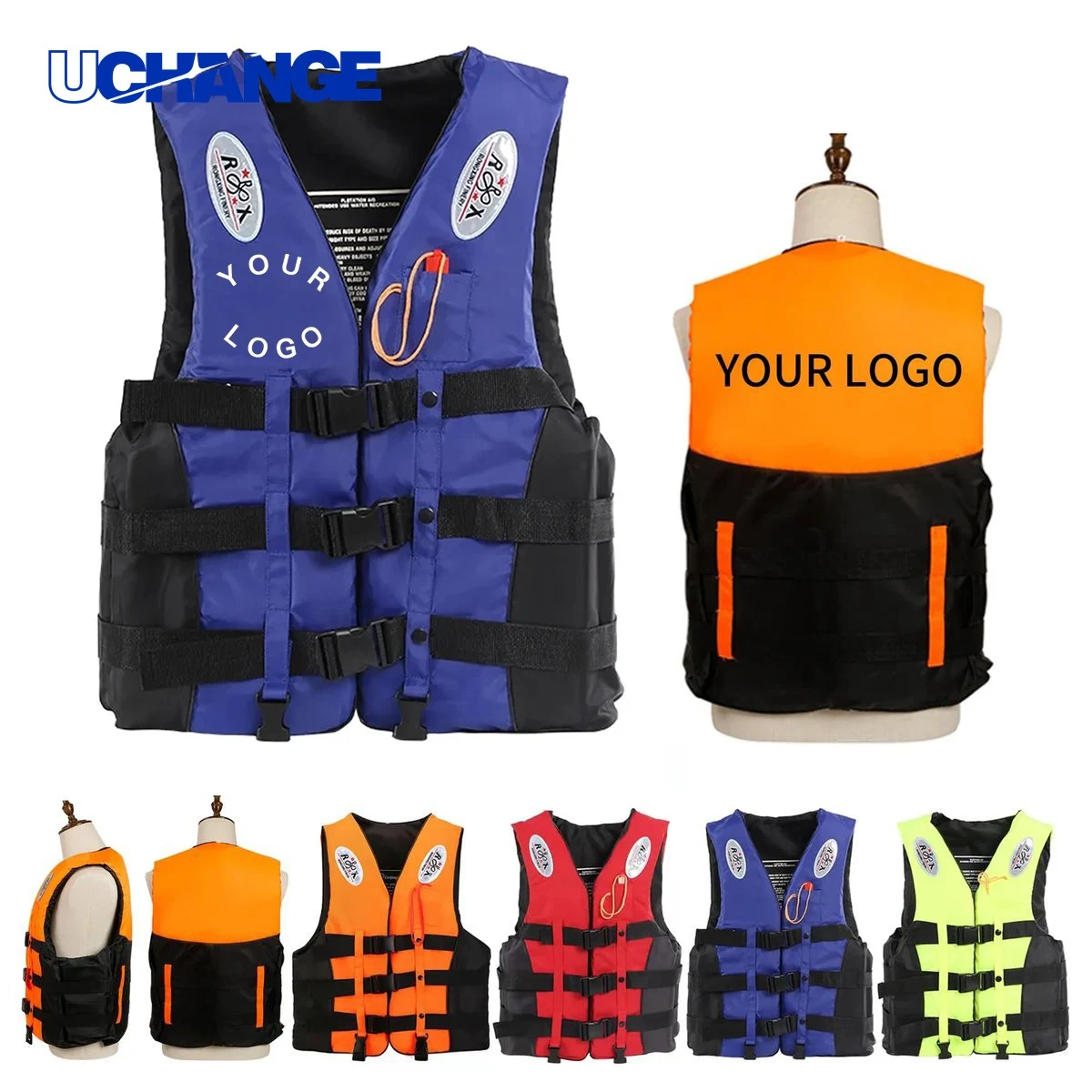 Life Jacket 25" with Buckle Straps for Water Safety 1