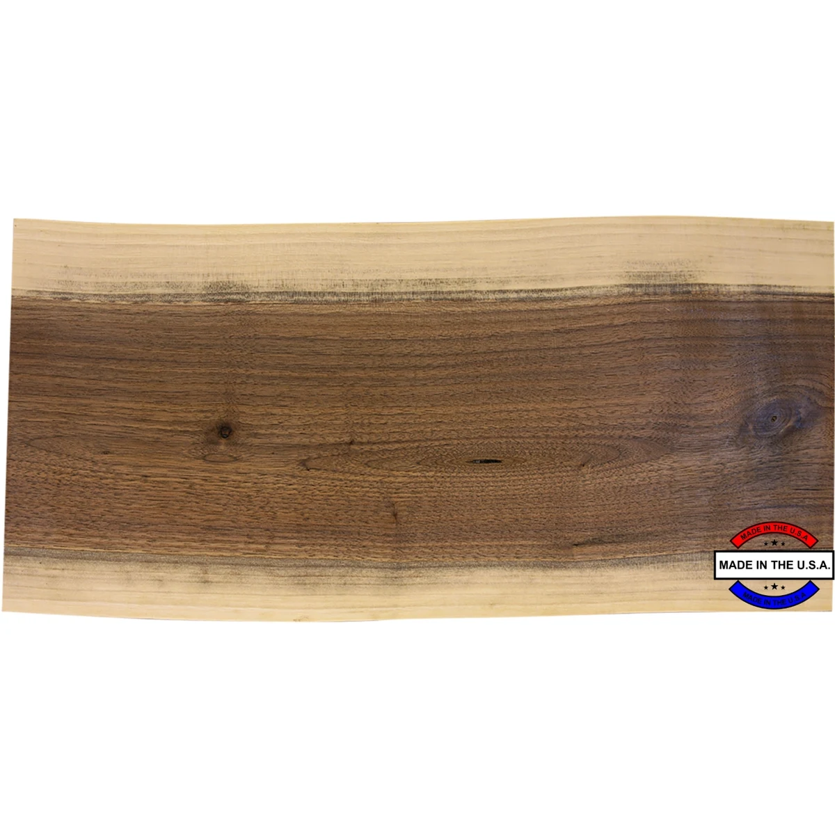 18" x 8" Black Walnut Cutting and Charcuterie Board MADE IN THE USA! 1