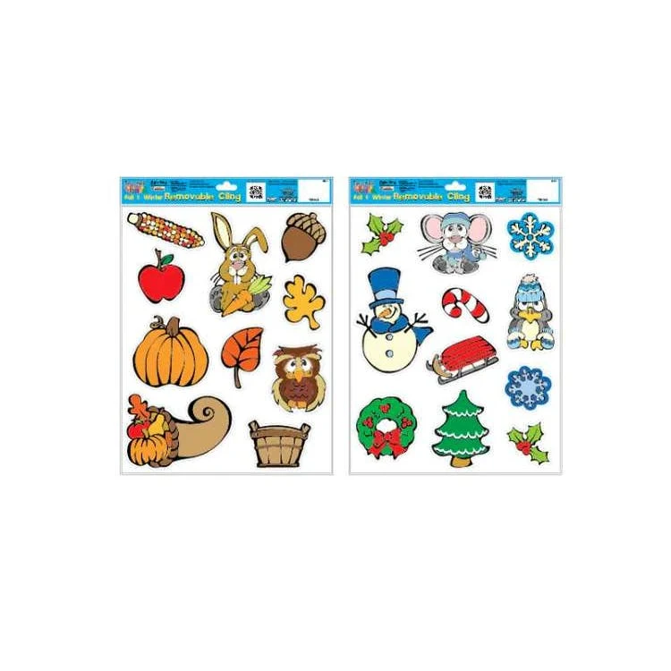 Fall & Winter Removable Clings 1
