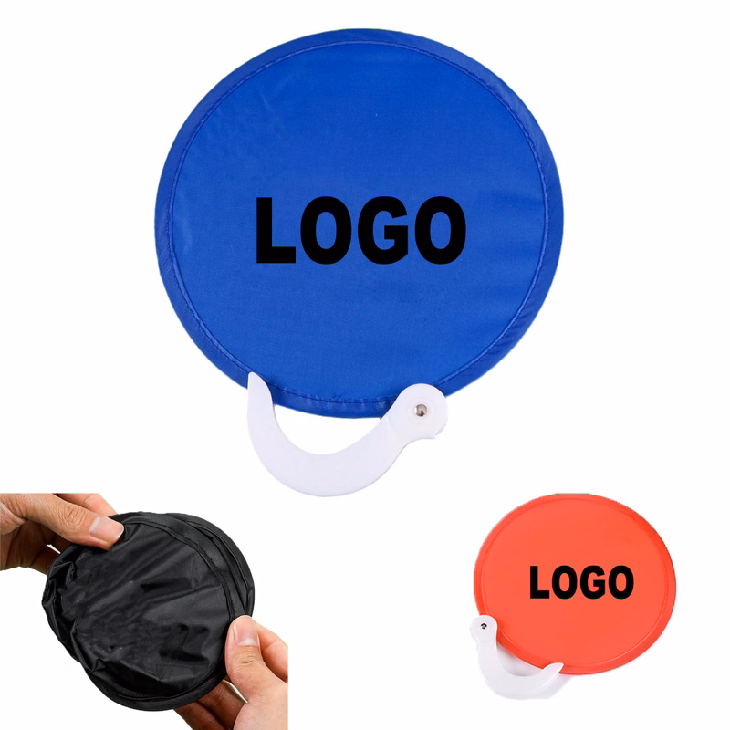 Full Color Foldable Handheld Round Fan