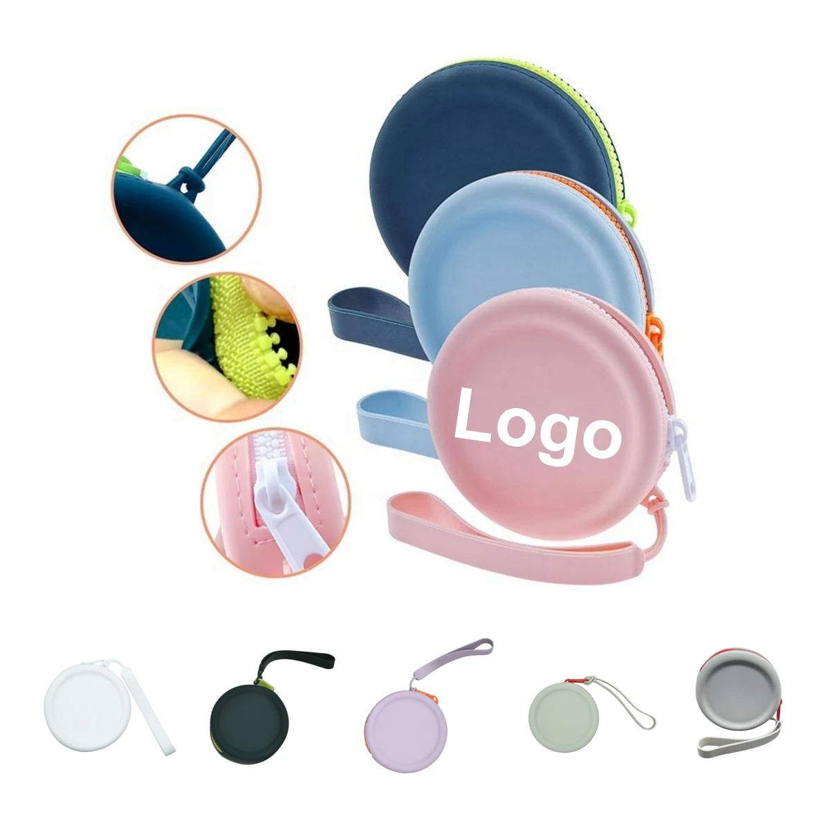 Small Round Silicone Coin Purse 1