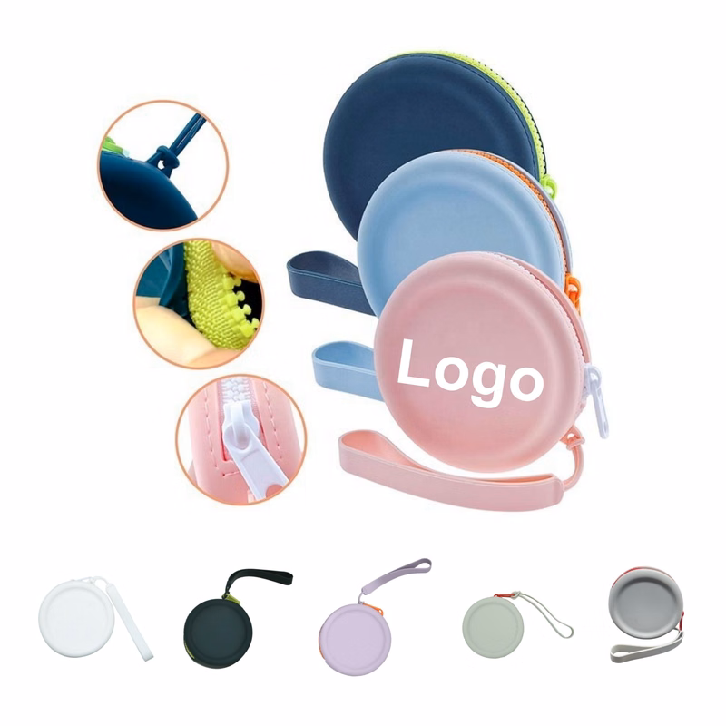 Small Round Silicone Coin Purse