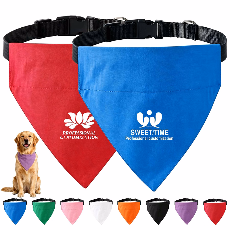 Triangular Soft Cotton Dog Scarf