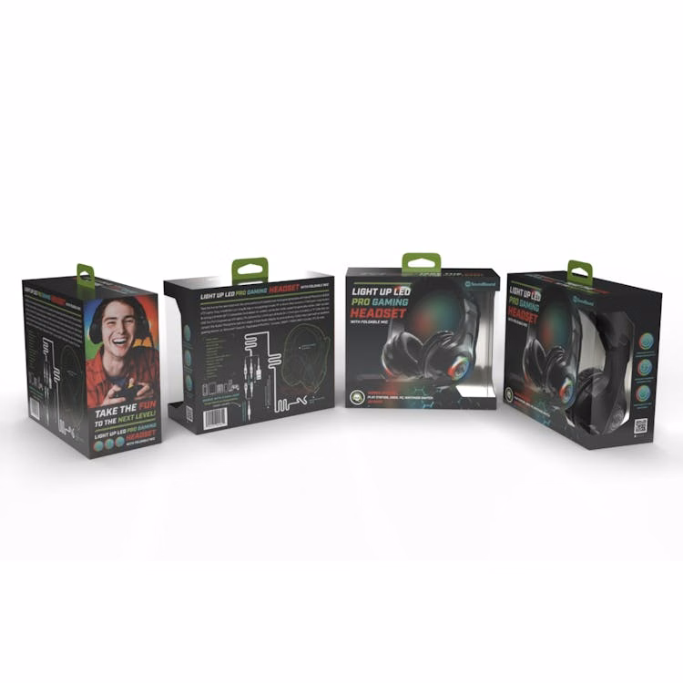 Gaming Headset - Foldable Mic RGB Lighting