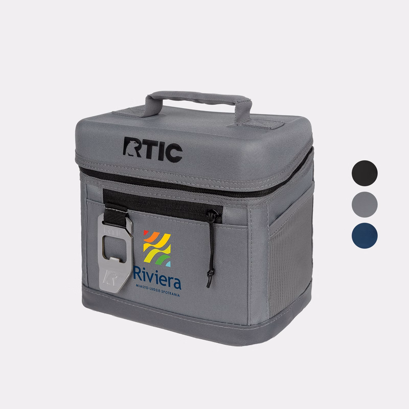 6-Can RTIC® Soft Pack Insulated Cooler Bag w/ Bottle Opener (8.5" x 7.5")