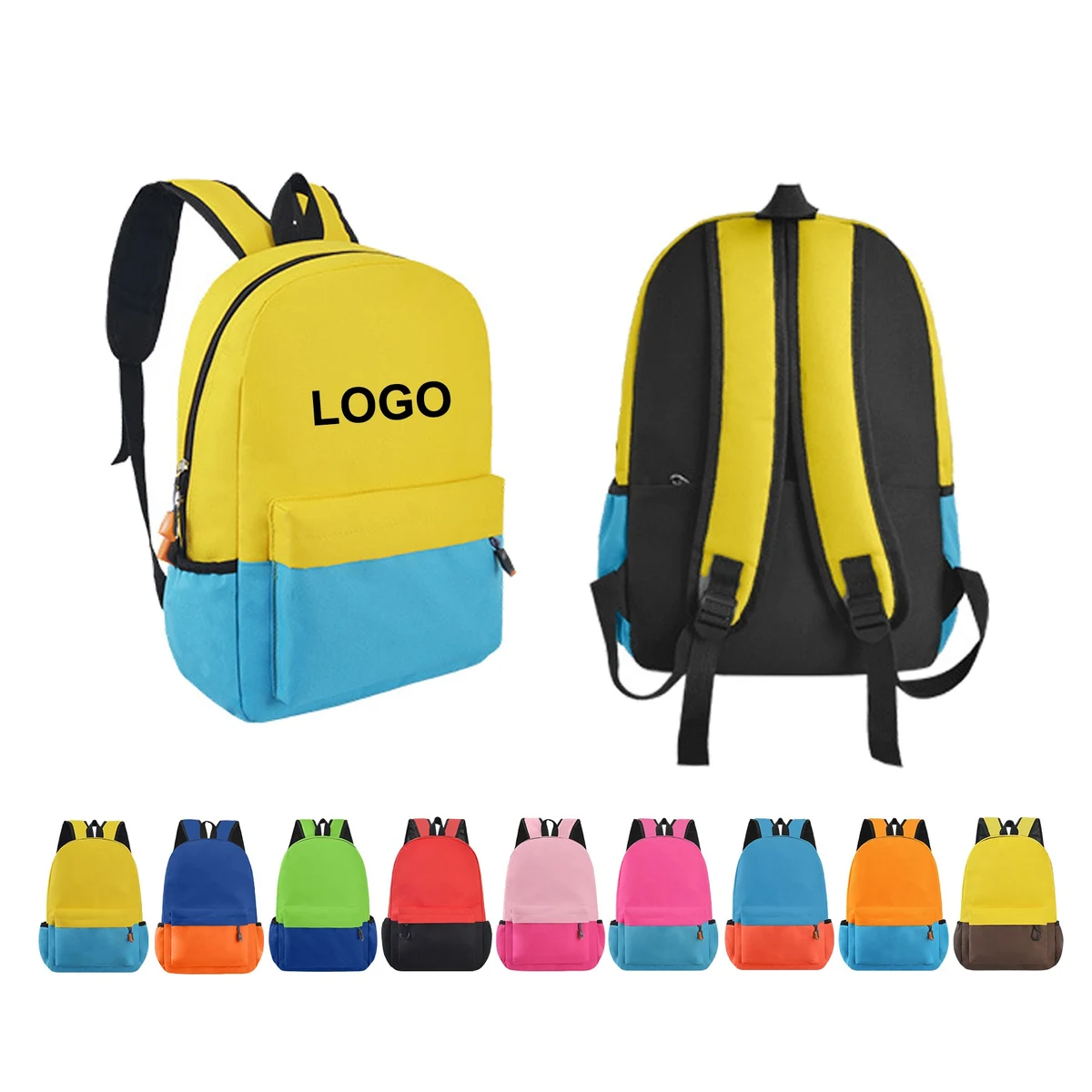 Two Tone Children Backpack 1