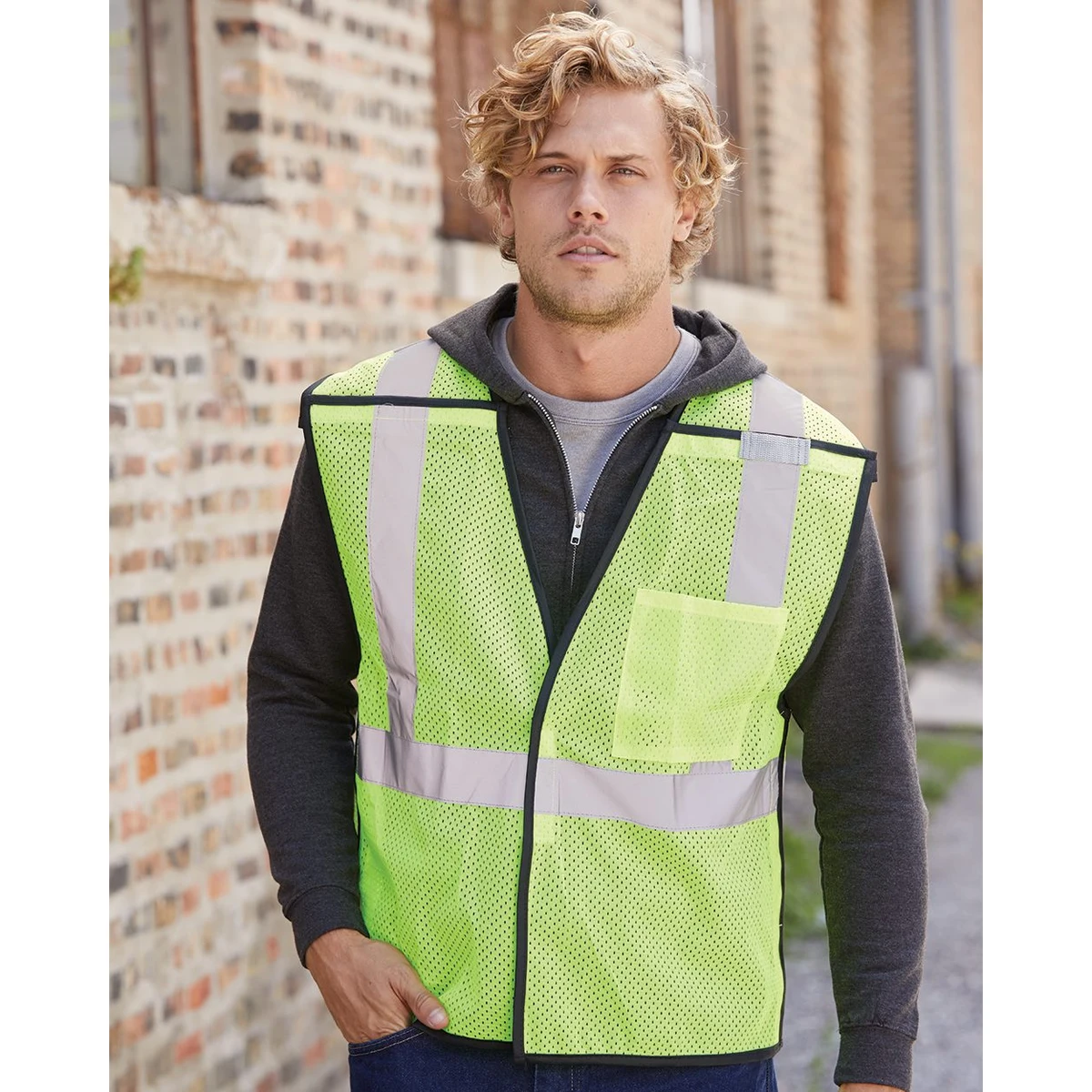 Unisex One-Pocket Breakaway Vest - 1535-1536 1