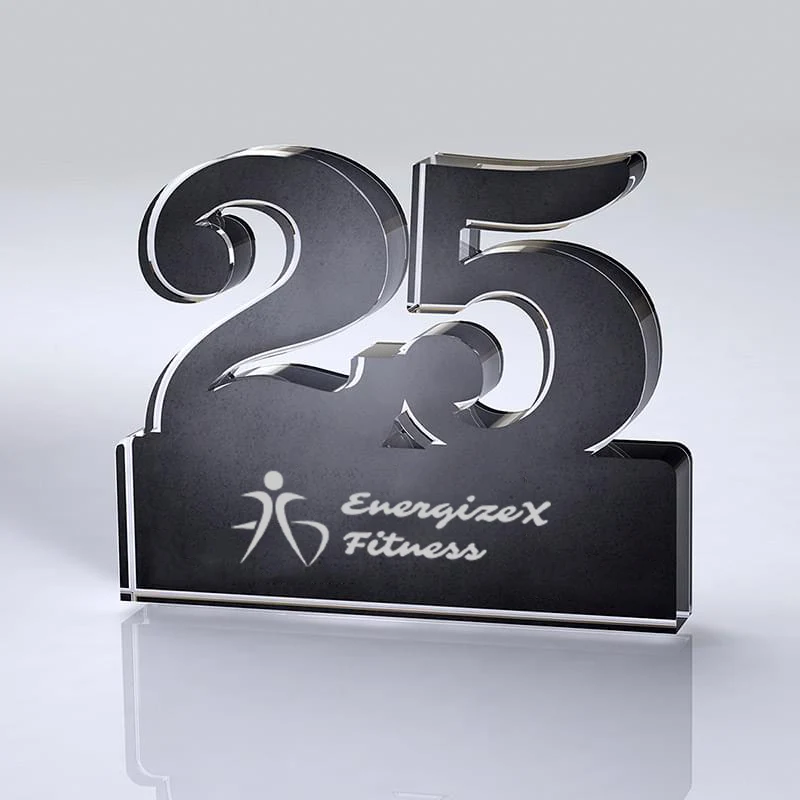 Freestanding 25 Year Anniversary Award 1