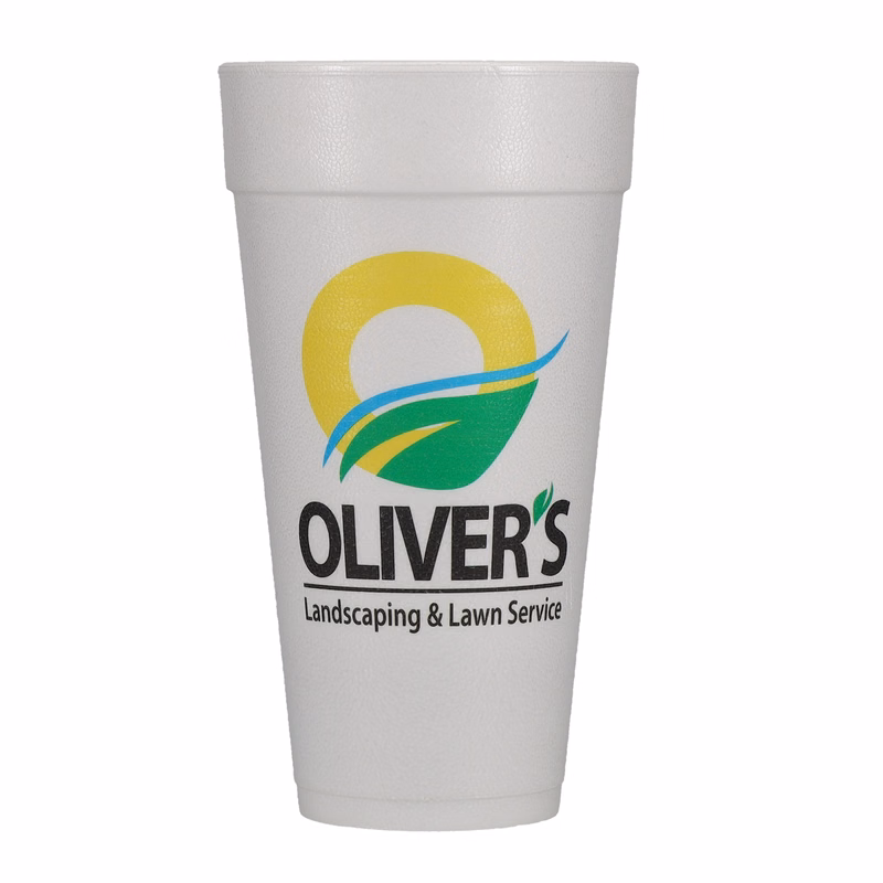 24 oz Foam Cup White Hi-Speed