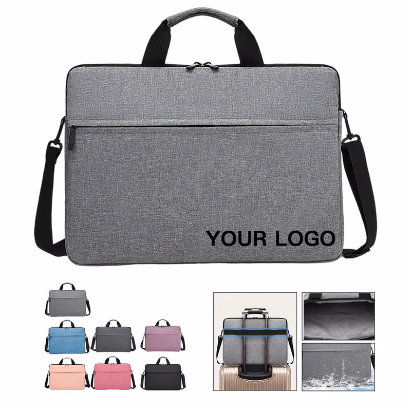 Oxford Cross Body Laptop Bag with Luggage Sleeve