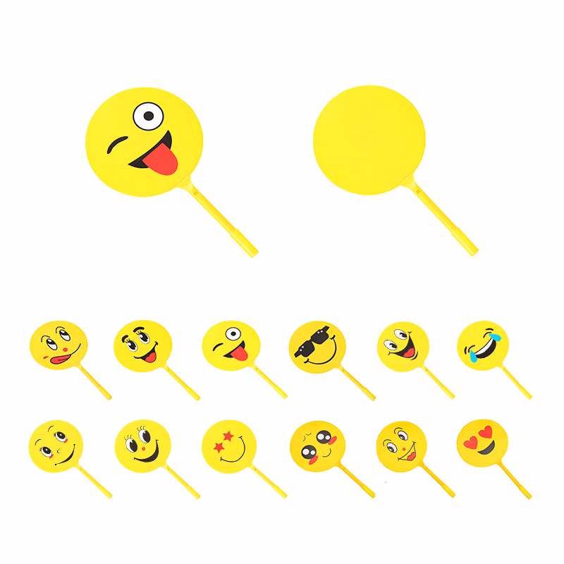 Cartoon Smiley Face Expression Fan Ball-point Pen