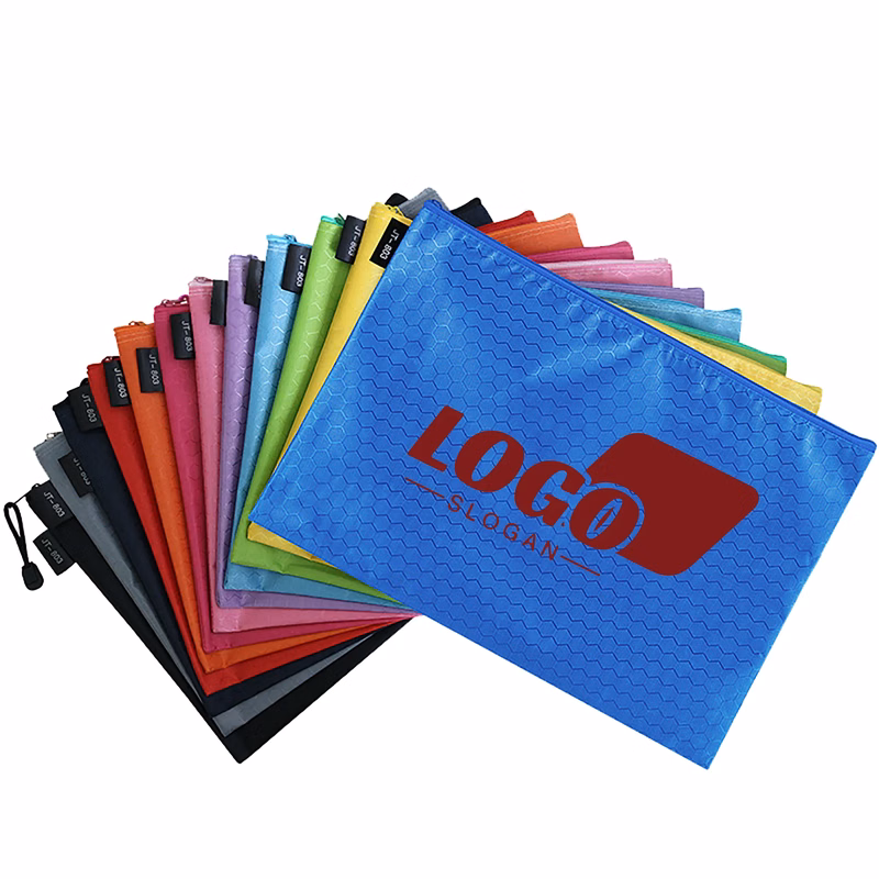 Waterproof Canvas Zipper Document Bag