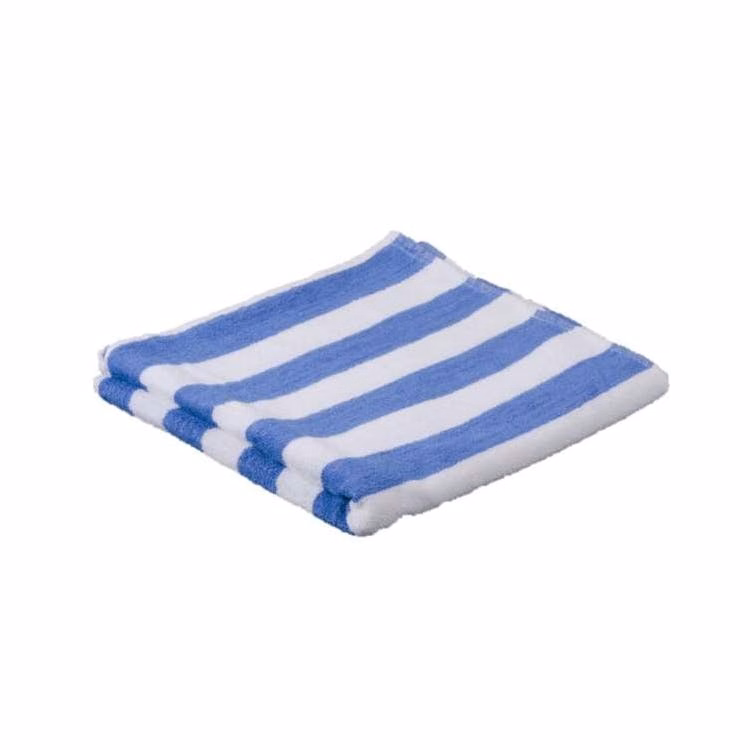 Cabana Stripe Pool Towels - 33x66 Blue