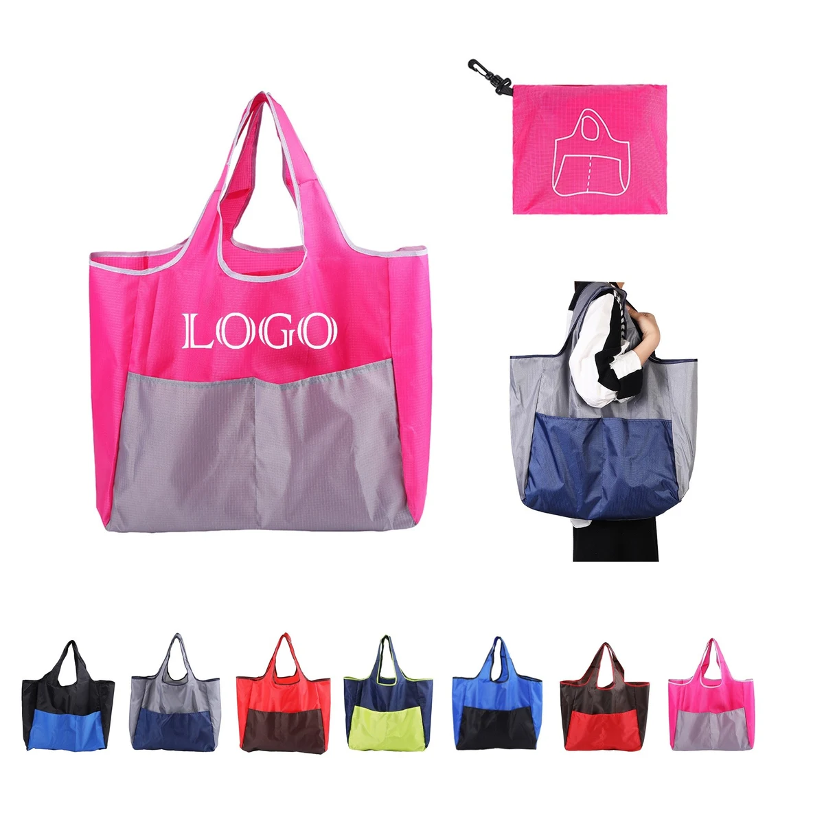 Jumbo Foldable Grocery Bag 1