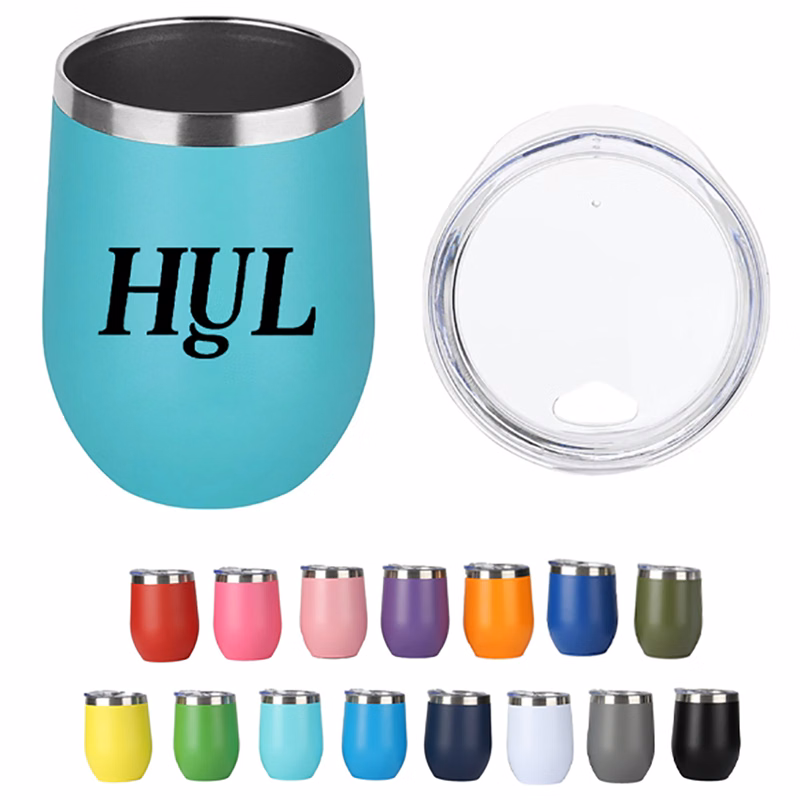 12 Oz. Eggshell Cup Double Wall 304 Stainless Steel