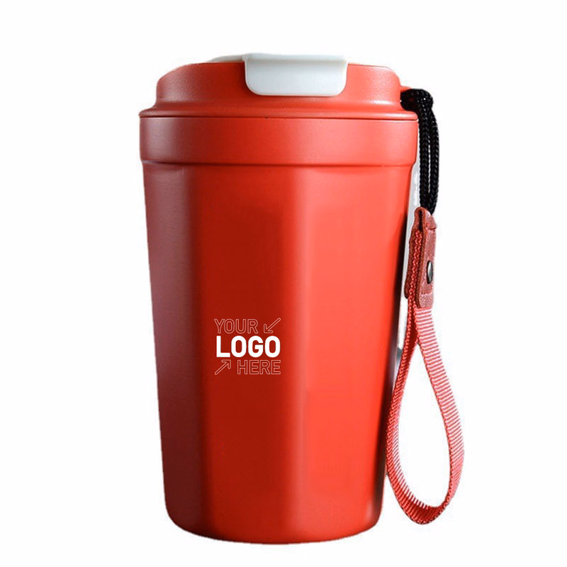 octagonal coffee cup with handle