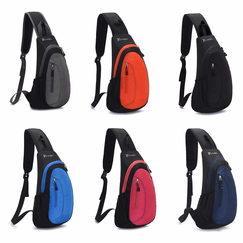 Nylon Chest Crossbody Backpack