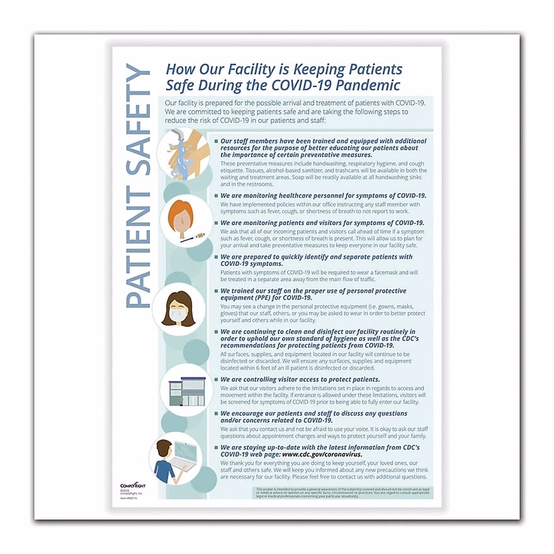 COVID-19 - Keeping Patients Safe - Poster