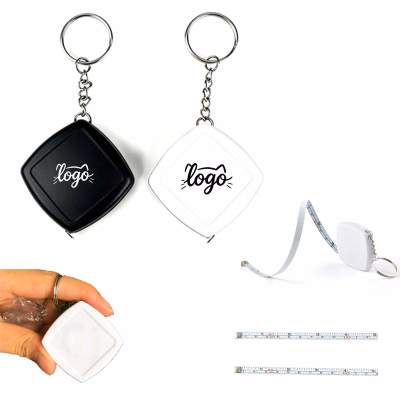 Portable Mini Steel Tape Measure with Keychain