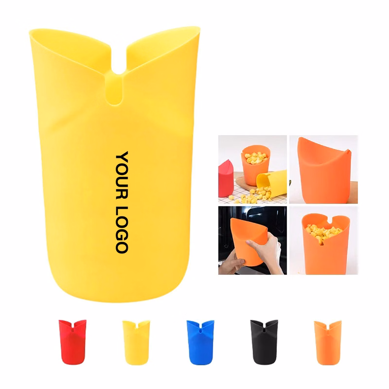 Silicone Popcorn Bowl with Collapsible Design