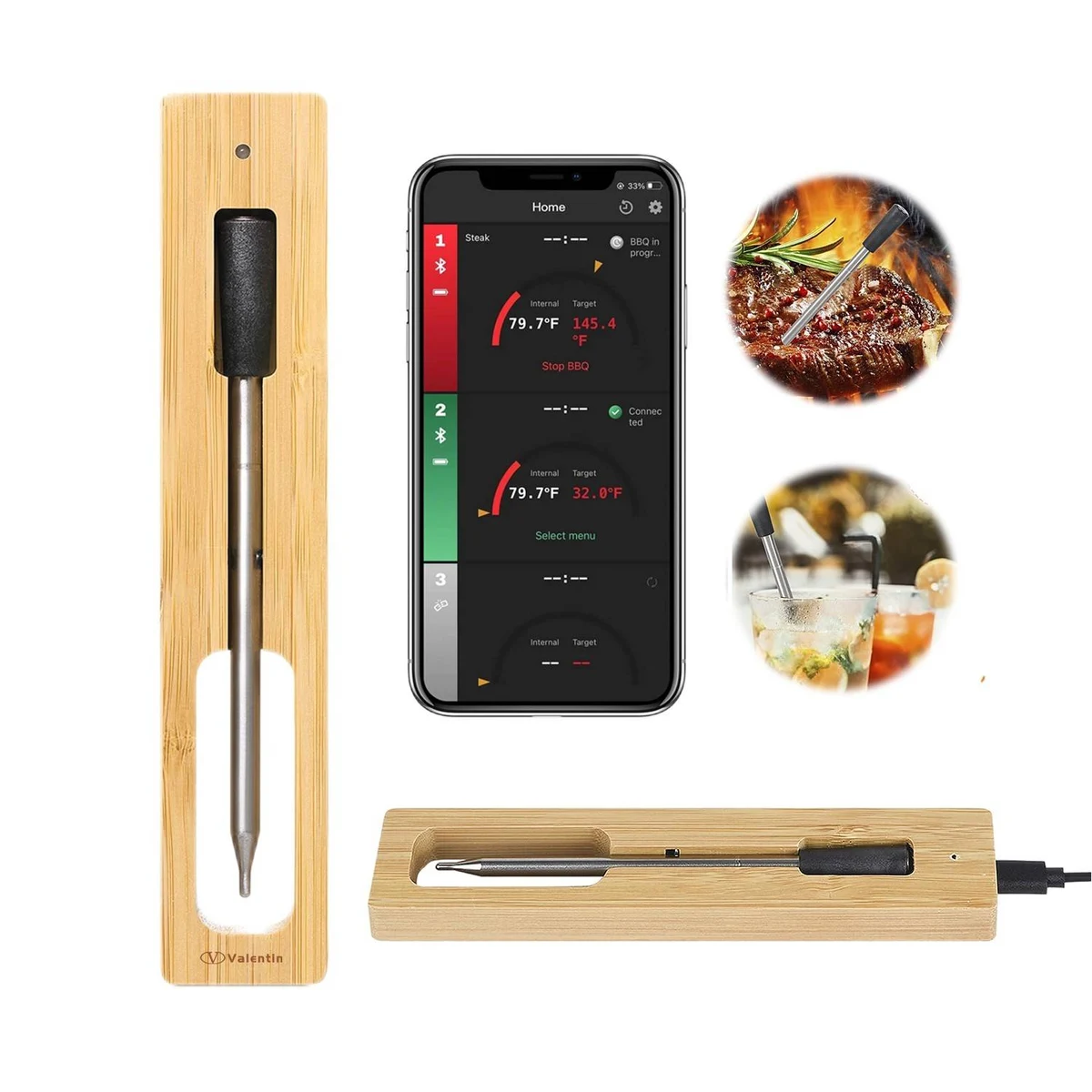 Smart Wireless Food Thermometer 1