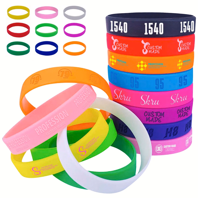 Solid Color Silicone Bracelet