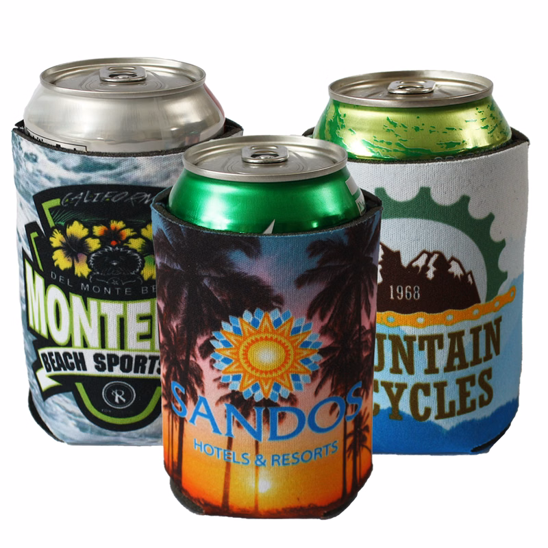 Sublimated Can Cooler