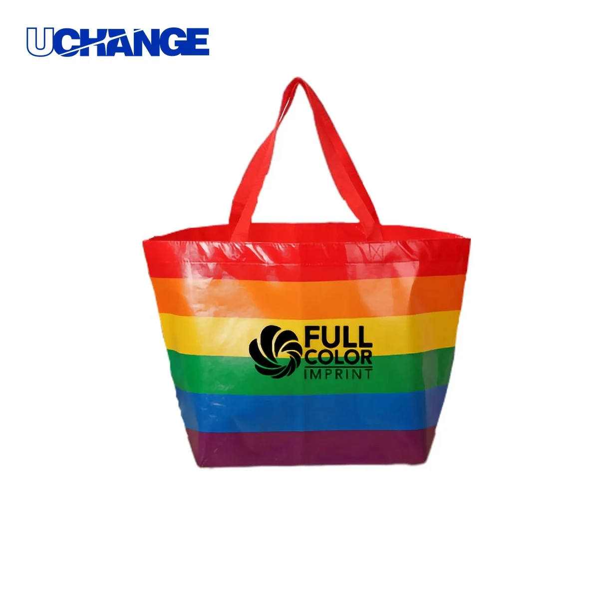Rainbow Laminated Non-Woven Tote Bag 1