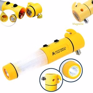 Auto Emergency Hammer With Built In Knife