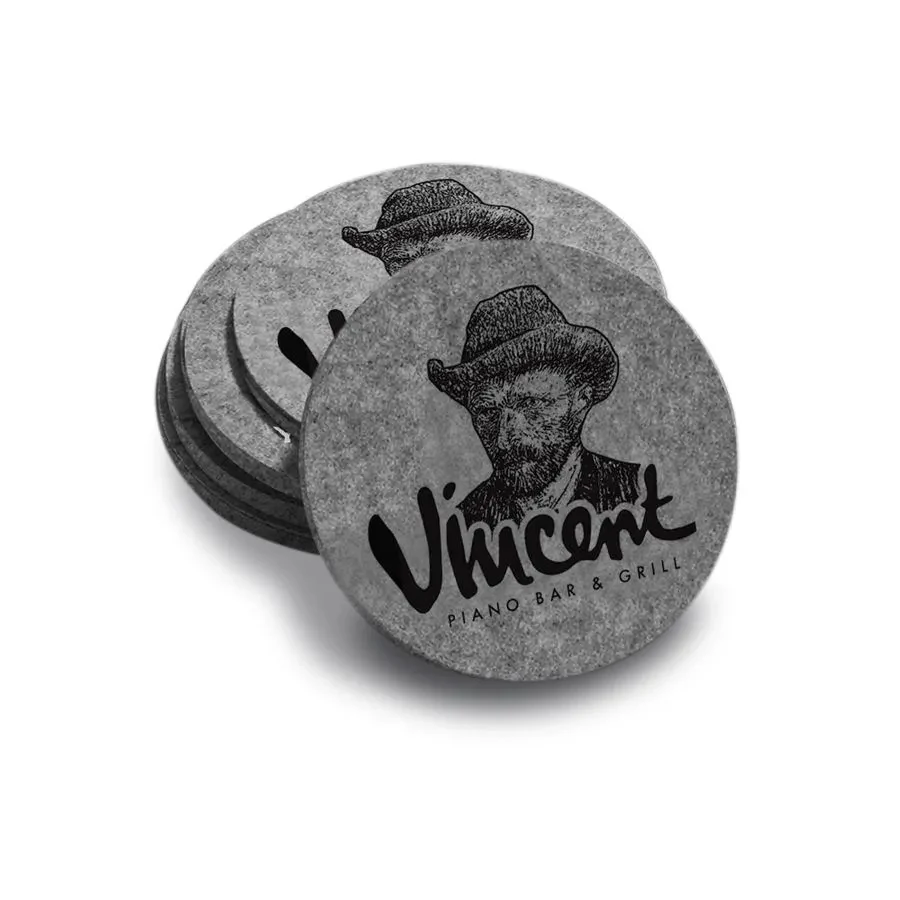 Absorbent Felt Coaster 1