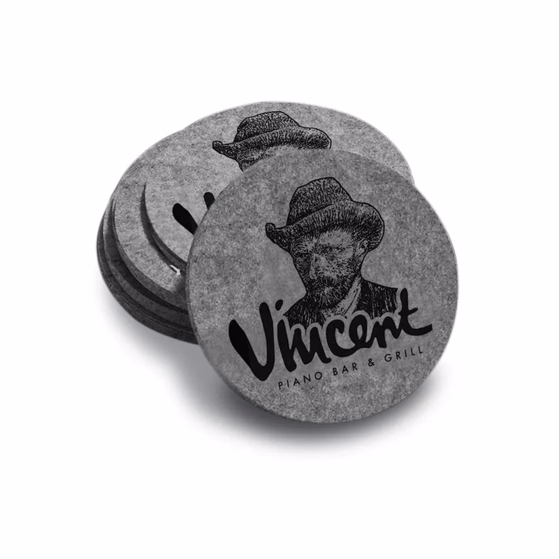 Absorbent Felt Coaster