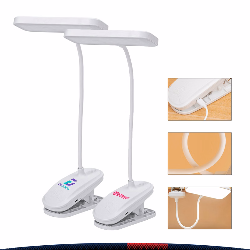 Heming Clip-On Rechargeable LED Desk Lamp