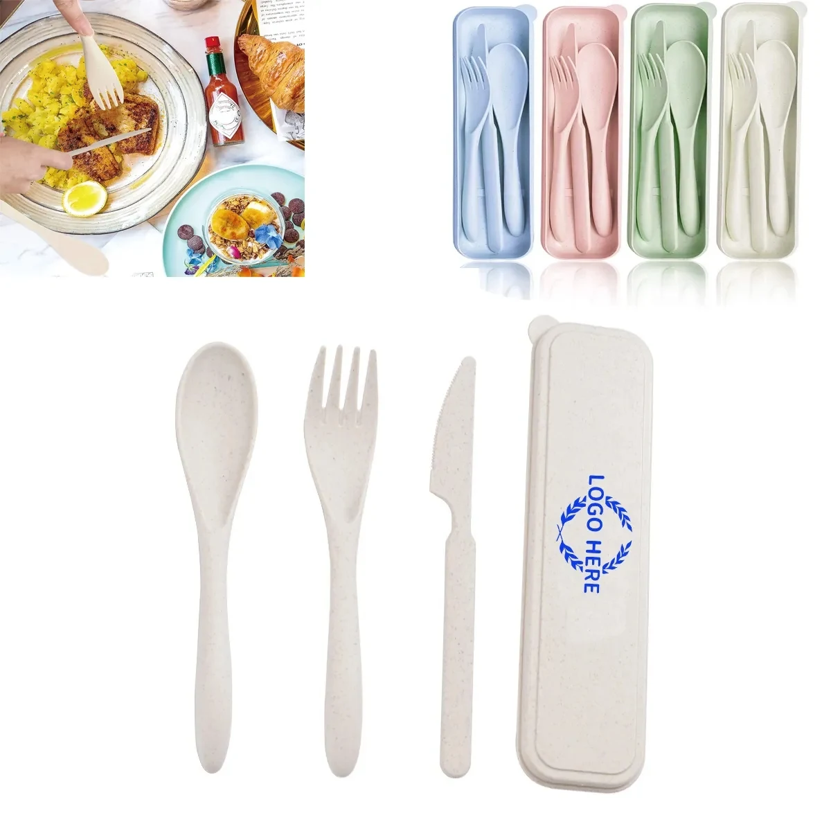Reusable Portable Utensils Set with Case 1