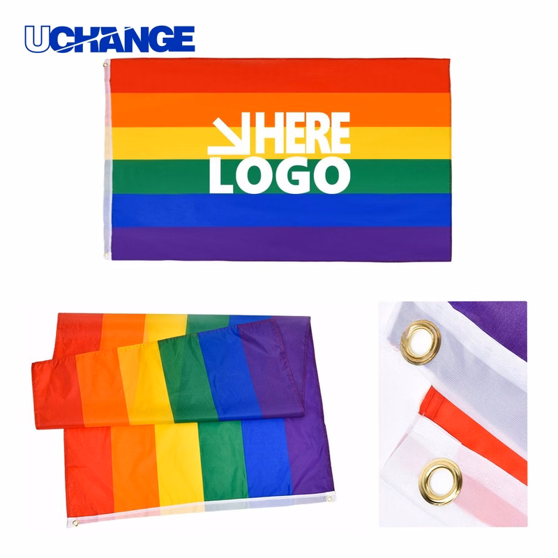 Rainbow Flag Banner for Pride Day Display