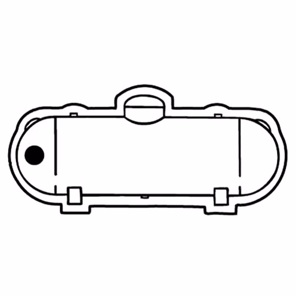 Big Propane Tank Key Tag - Spot Color