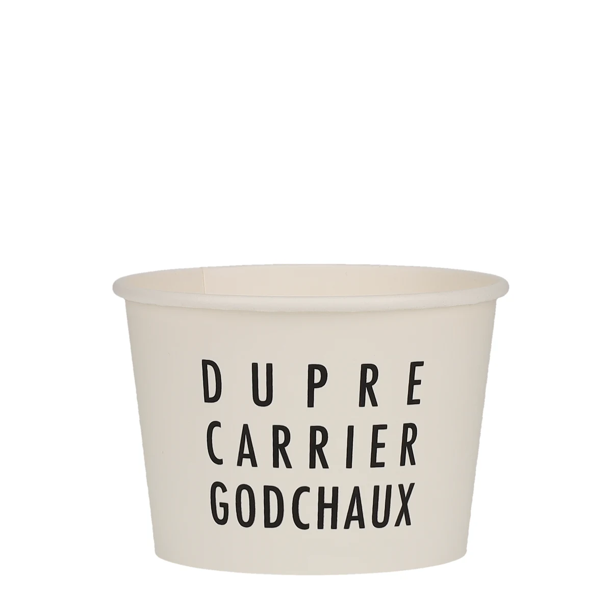 12 oz Food Container Paper White Tradition Print 1