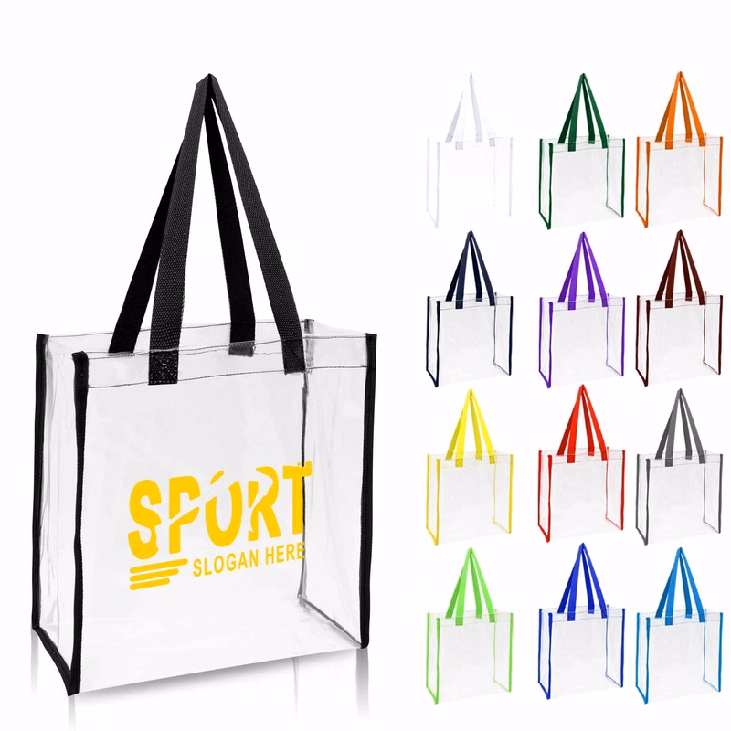 Clear Stadium Tote Bag MOQ100