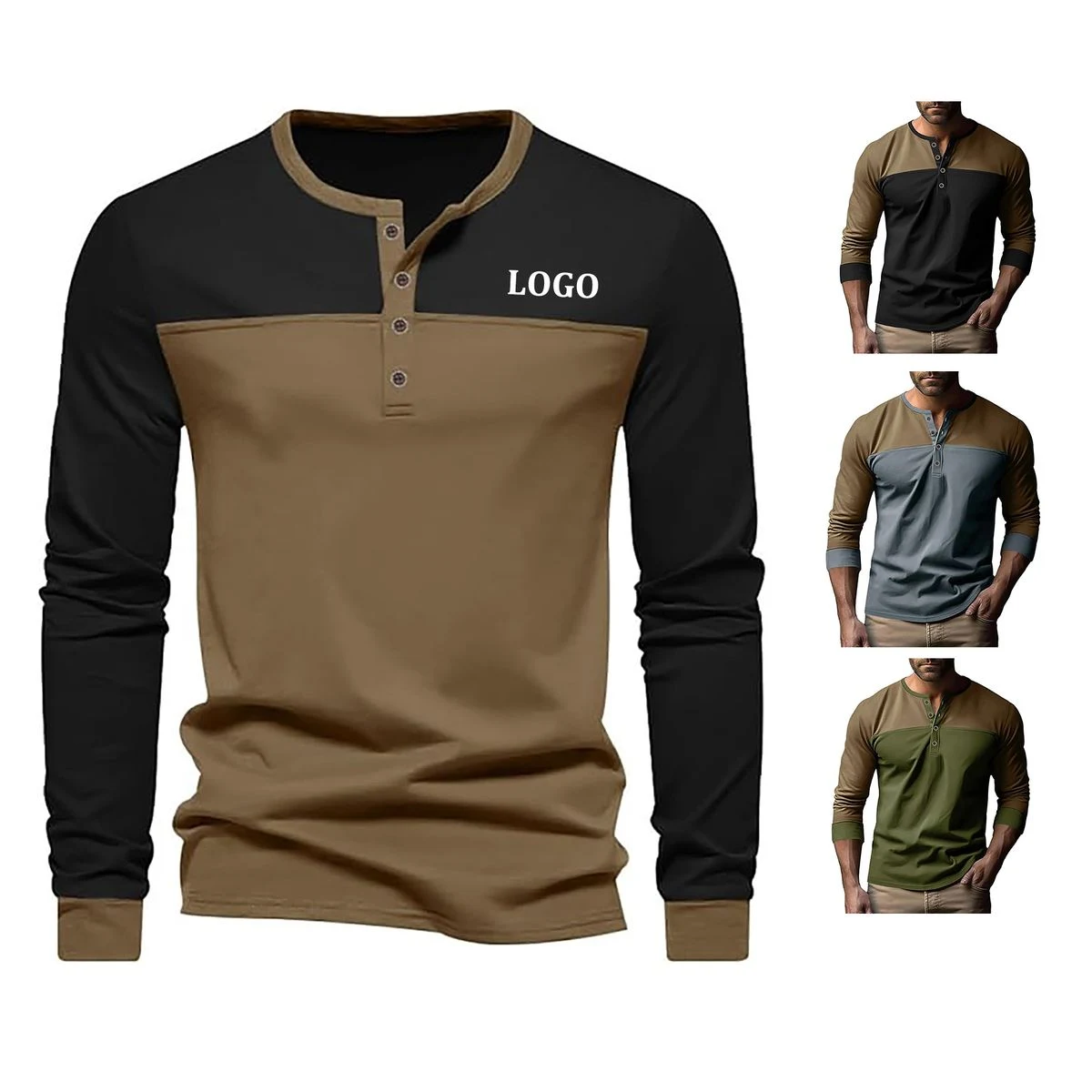 Color Block Base Shirt 1